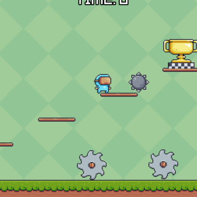 screenshot of 2d platformer game development tutorial