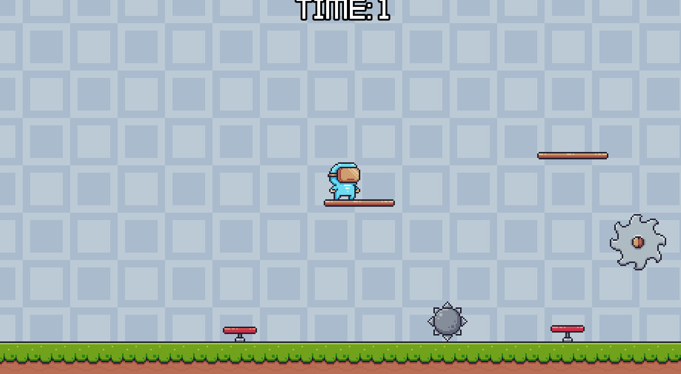 screenshot of 2d platformer game development tutorial